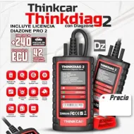 SCANNER THINKDIAG 2 CON LICENCIA DIAGZONE PRO 1 AÑO