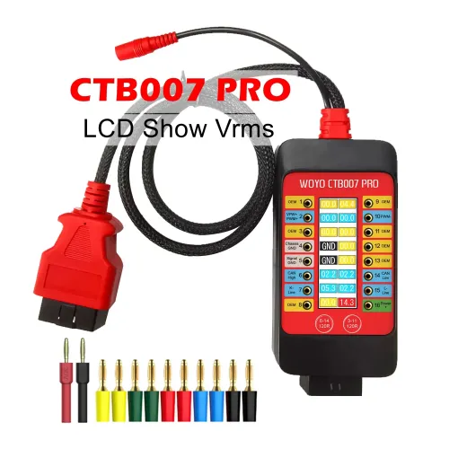 PROTECTOR O BREAKOUT DE SCANNER WOYO CTB007 PRO con pantalla LCD Digital Vrms